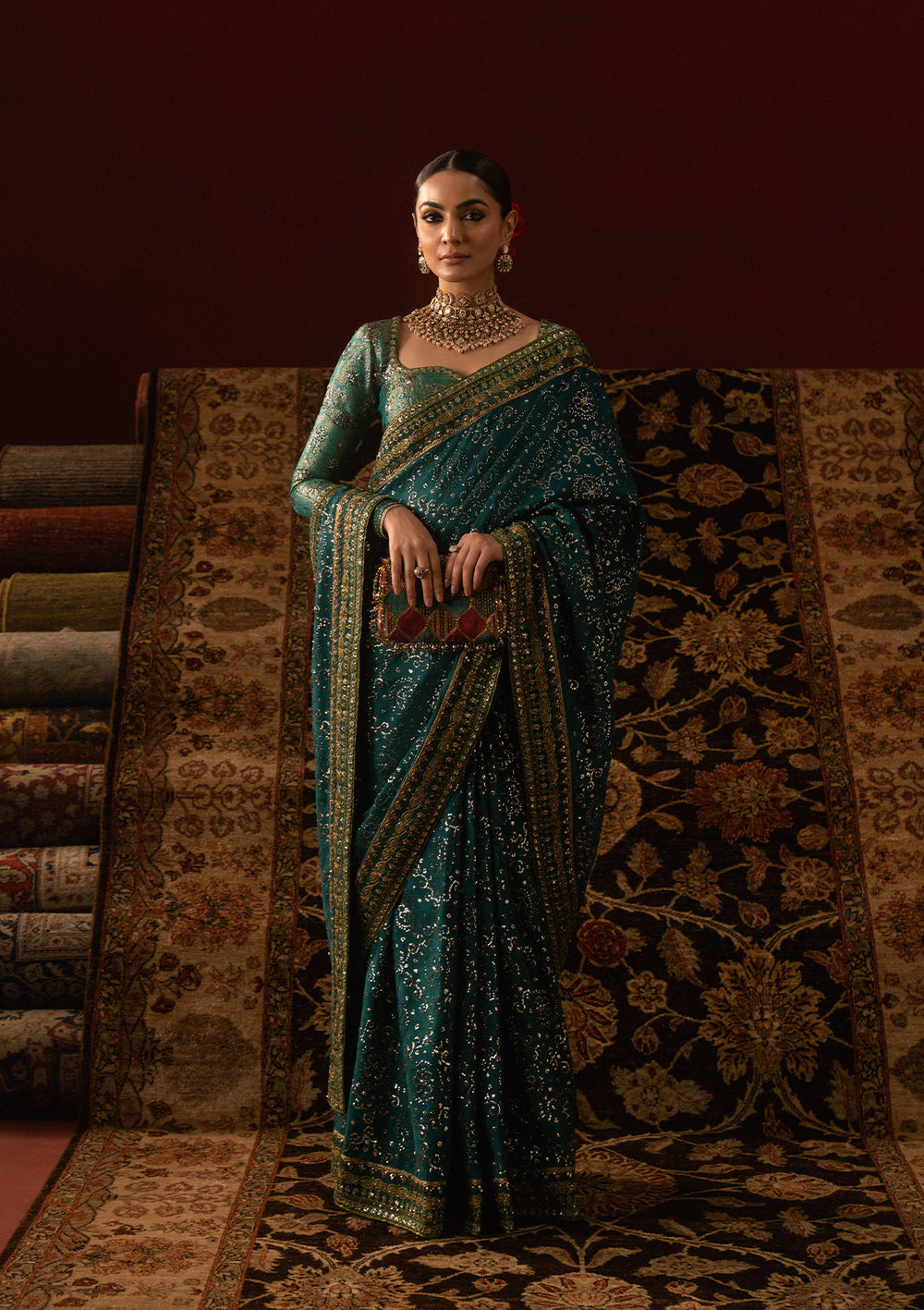 Aik Atelier | Sari Edit 25 | LOOK 03 by Aik Atelier - Designer Dress  - Type : Ladies Clothes - Available at Libayah - 100% Original 