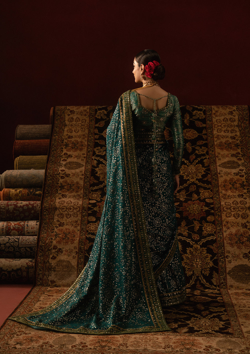 Aik Atelier | Sari Edit 25 | LOOK 03 by Aik Atelier - Designer Dress  - Type : Ladies Clothes - Available at Libayah - 100% Original 
