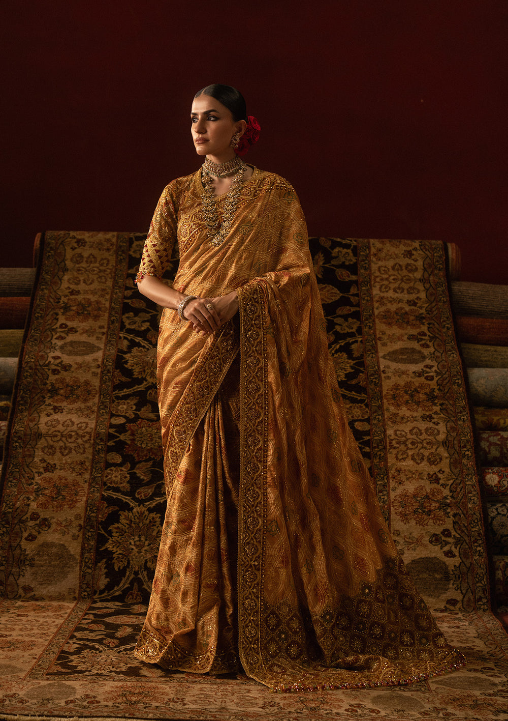 Aik Atelier | Sari Edit 25 | LOOK 04 by Aik Atelier - Designer Dress  - Type : Ladies Clothes - Available at Libayah - 100% Original 