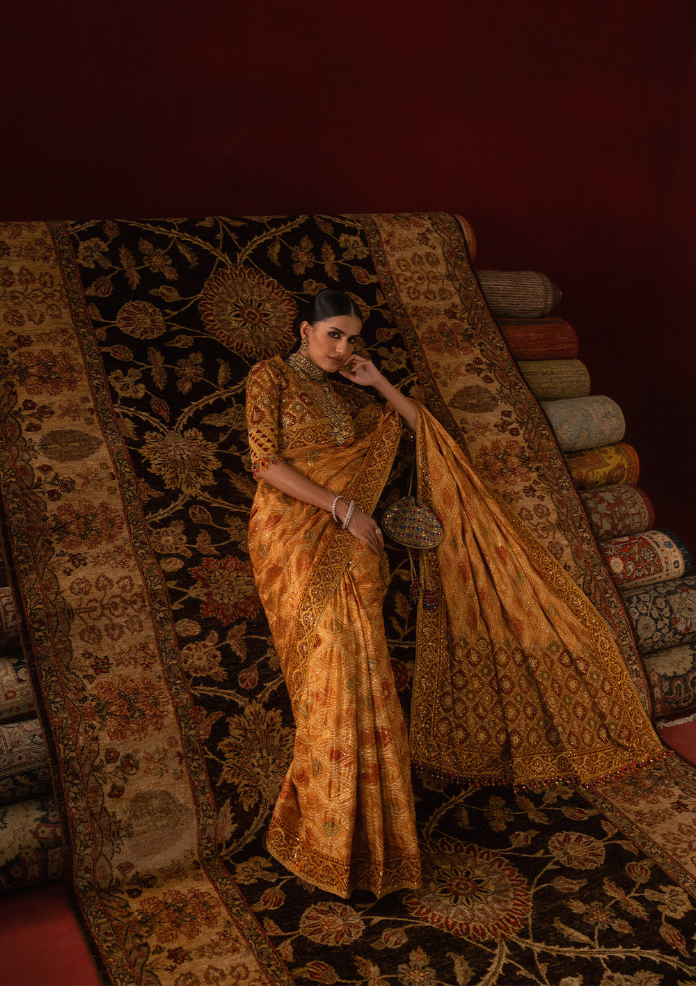 Aik Atelier | Sari Edit 25 | LOOK 04 by Aik Atelier - Designer Dress  - Type : Ladies Clothes - Available at Libayah - 100% Original 