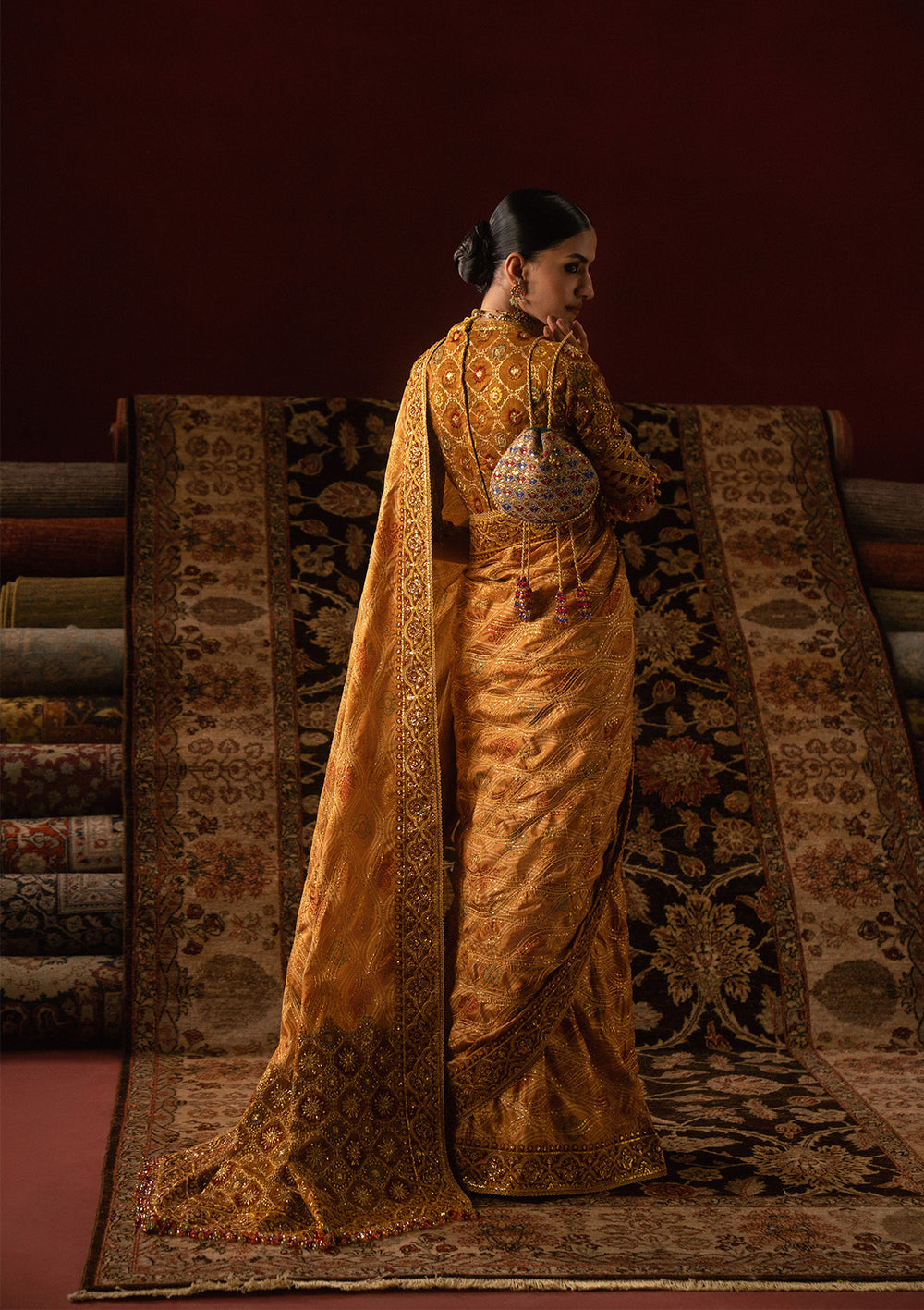 Aik Atelier | Sari Edit 25 | LOOK 04 by Aik Atelier - Designer Dress  - Type : Ladies Clothes - Available at Libayah - 100% Original 