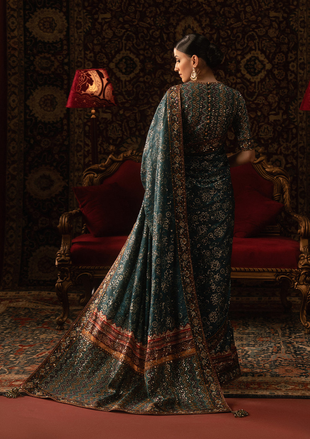 Aik Atelier | Sari Edit 25 | LOOK 05 by Aik Atelier - Designer Dress  - Type : Ladies Clothes - Available at Libayah - 100% Original 