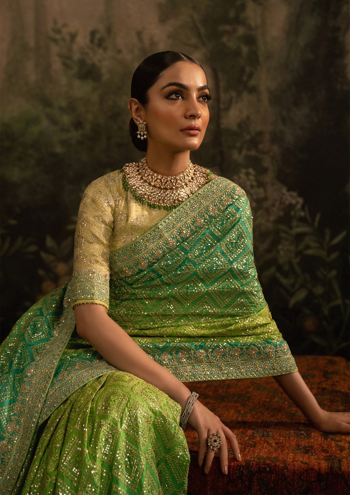 Aik Atelier | Sari Edit 25 | LOOK 07 by Aik Atelier - Designer Dress  - Type : Ladies Clothes - Available at Libayah - 100% Original 