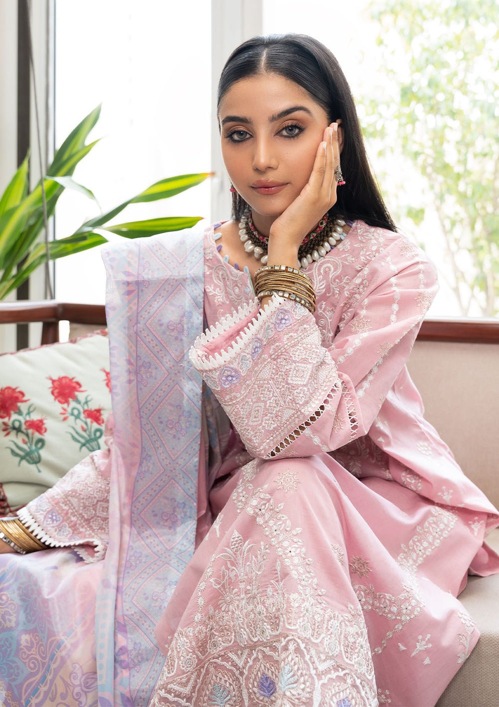 Aik Atelier | Samah Lawn 24 | LOOK 06 by Aik Atelier - Designer Dress - Type: Ladies Clothes - Available at Libayah - 100% Original
