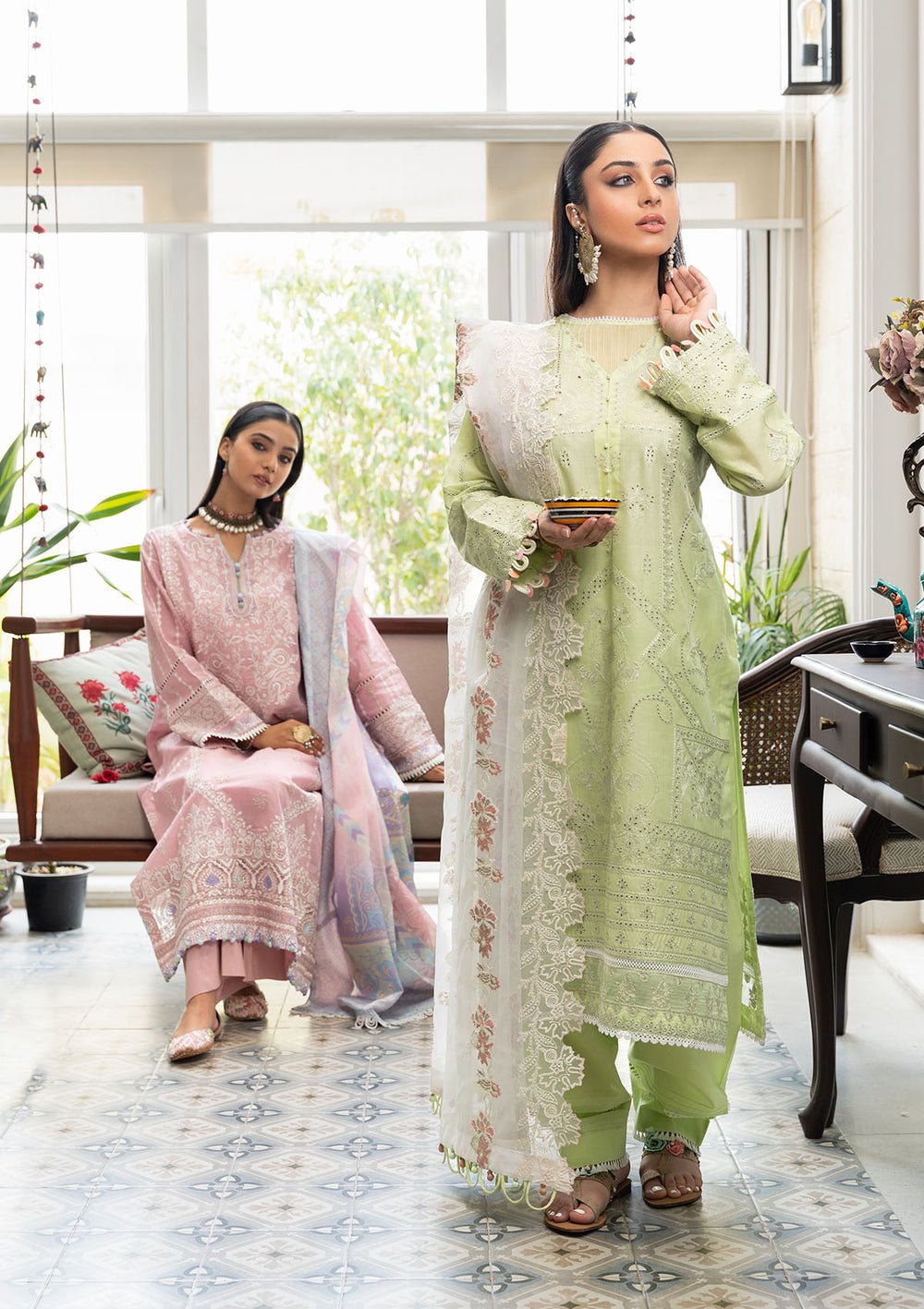 Aik Atelier | Samah Lawn 24 | LOOK 07 by Aik Atelier - Designer Dress - Type: Ladies Clothes - Available at Libayah - 100% Original