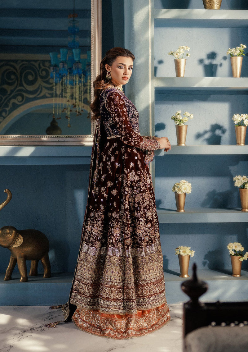 LOOK 03 – authentic Pakistani formal dress from the Aik Atelier Udaipur Velvet 25 collection for women in the UK.