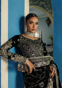 LOOK 04 – authentic Pakistani formal dress from the Aik Atelier Udaipur Velvet 25 collection for women in the UK.