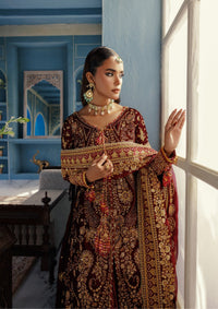 LOOK 05 – authentic Pakistani formal dress from the Aik Atelier Udaipur Velvet 25 collection for women in the UK.
