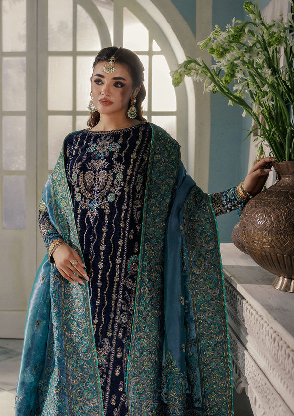 LOOK 10 – authentic Pakistani formal dress from the Aik Atelier Udaipur Velvet 25 collection for women in the UK.