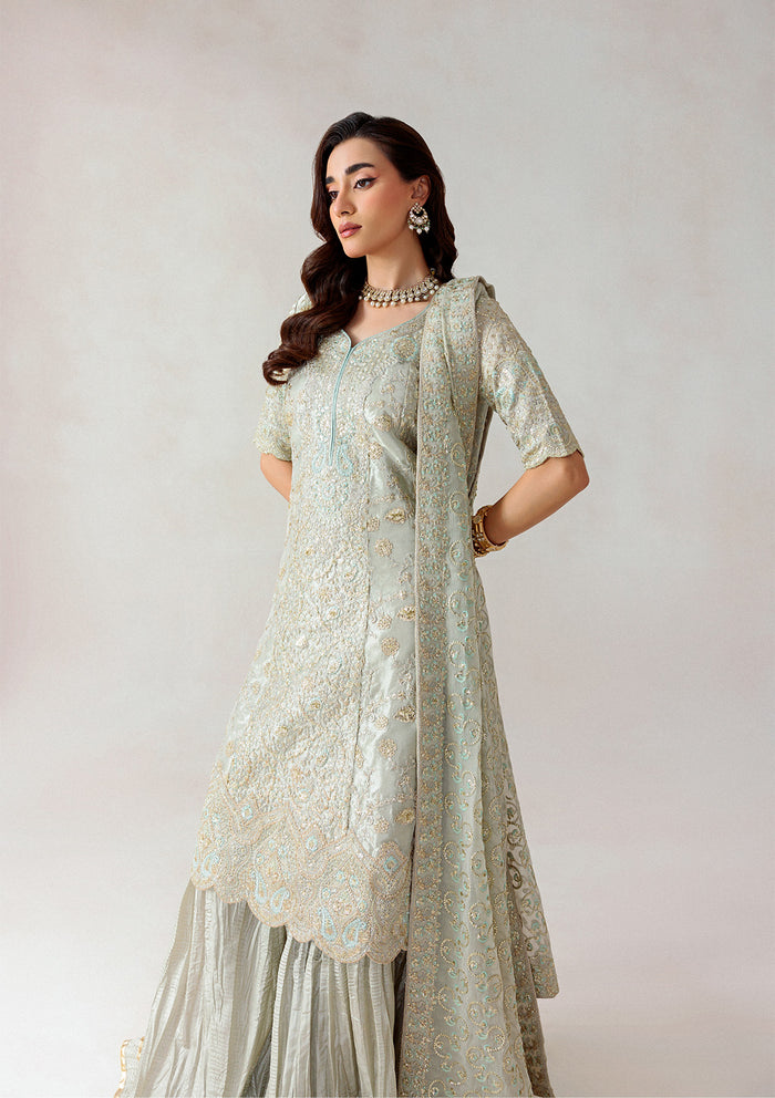 Aik Atelier | Formals 25 | 03 by Aik Atelier - Designer Dress  - Type : Ladies Clothes - Available at Libayah - 100% Original 