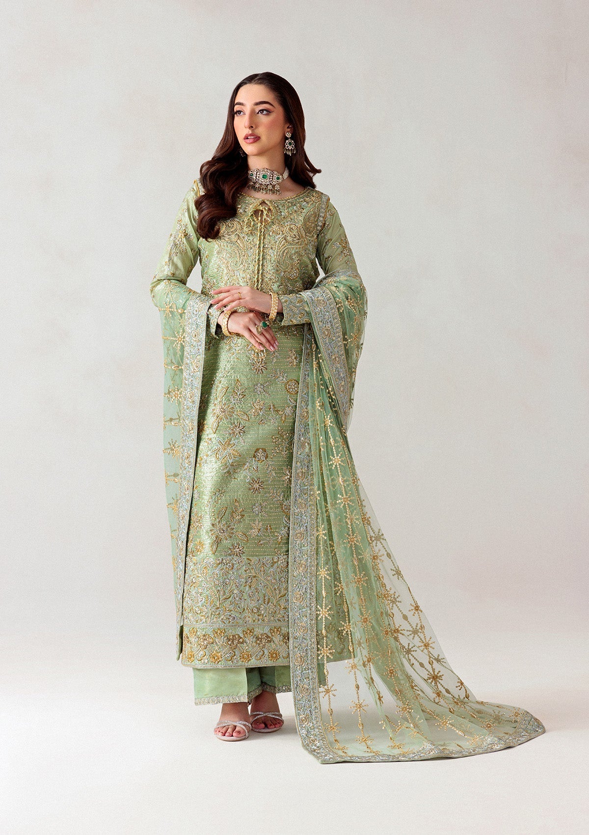 Aik Atelier | Formals 25 | 04 by Aik Atelier - Designer Dress  - Type : Ladies Clothes - Available at Libayah - 100% Original 