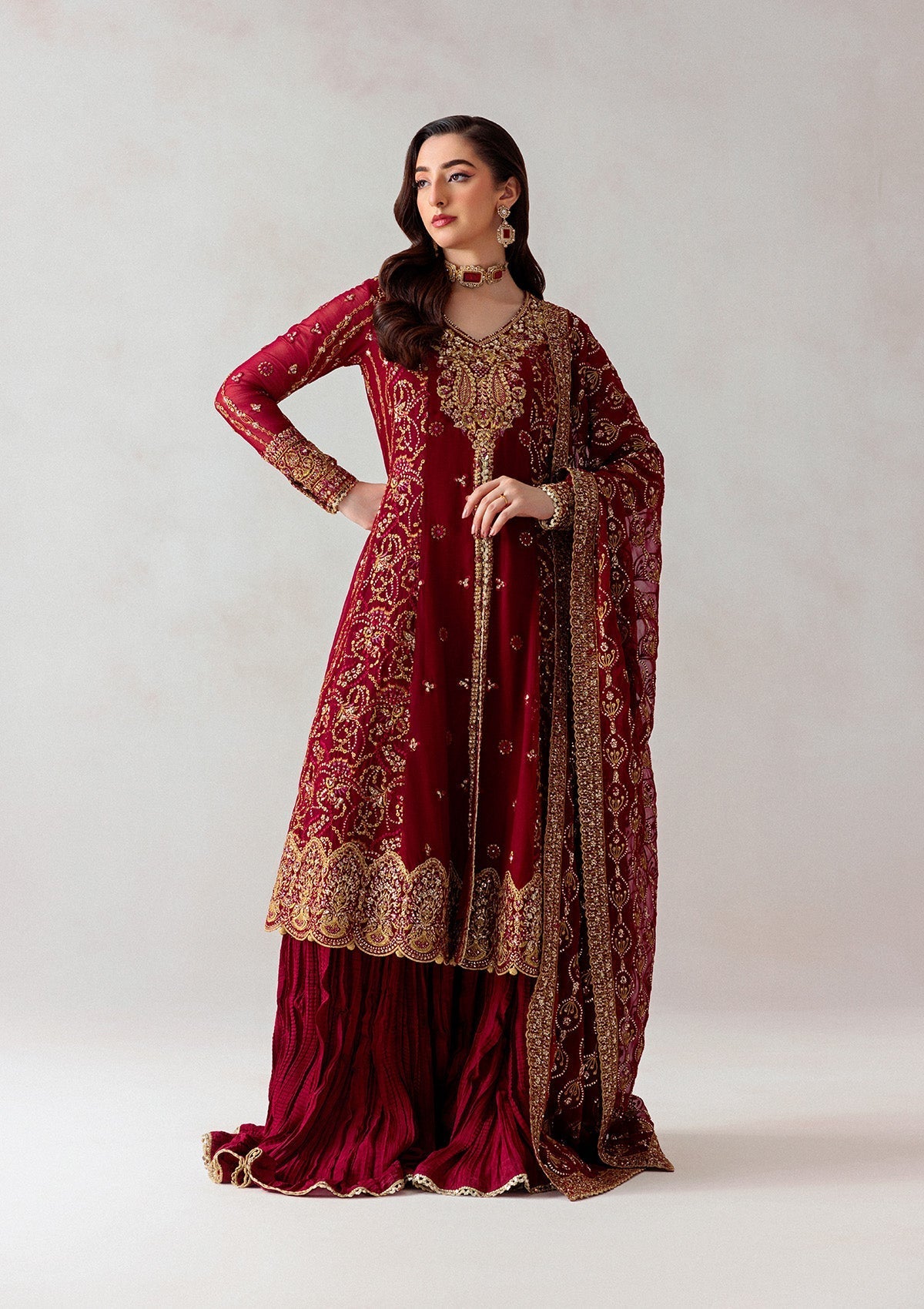 Aik Atelier | Formals 25 | 06 by Aik Atelier - Designer Dress  - Type : Ladies Clothes - Available at Libayah - 100% Original 