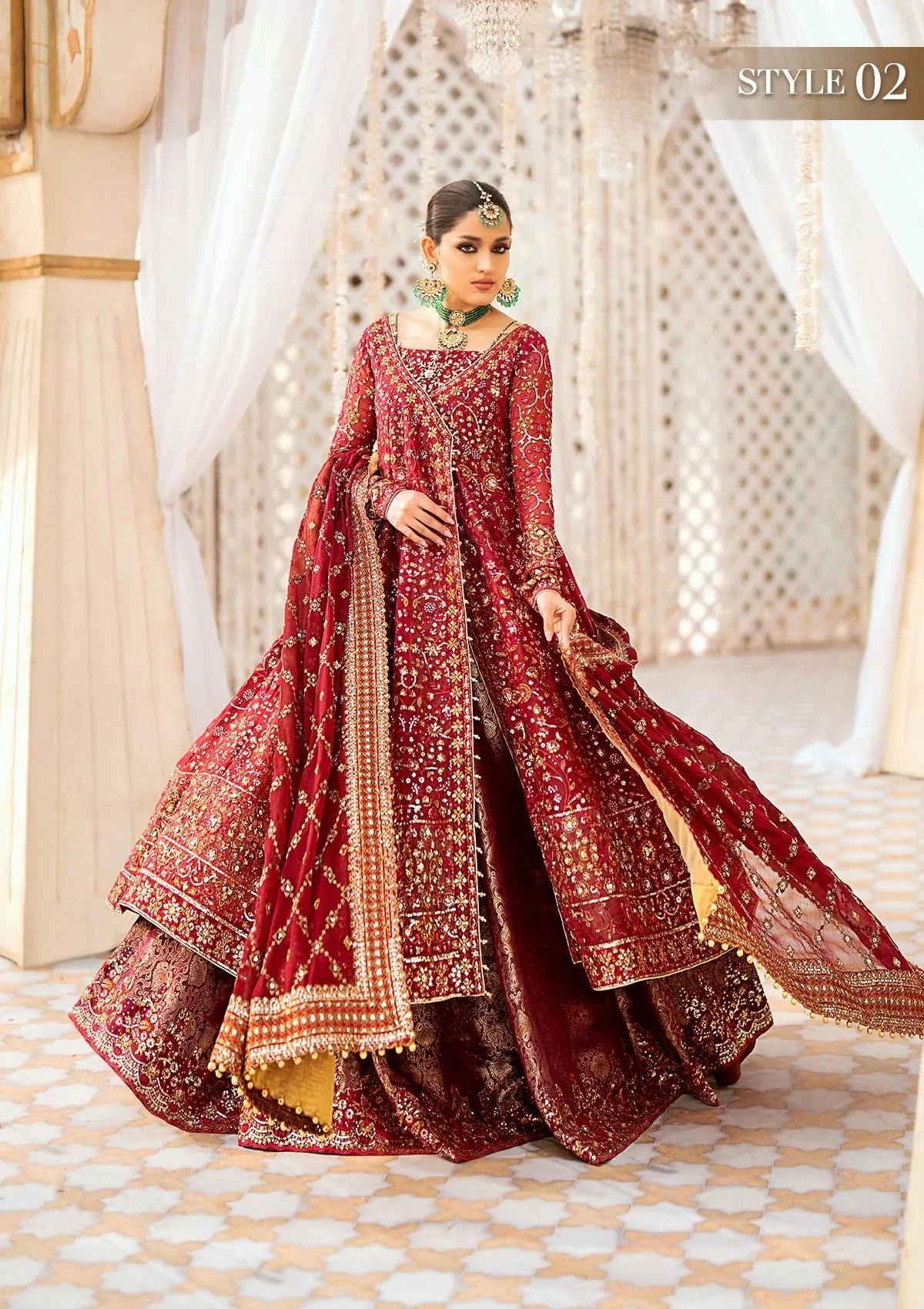 Aik Atelier | Wedding Festive 24 | 01 by Aik Atelier - Designer Dress - Type: Ladies Clothes - Available at Libayah - 100% Original