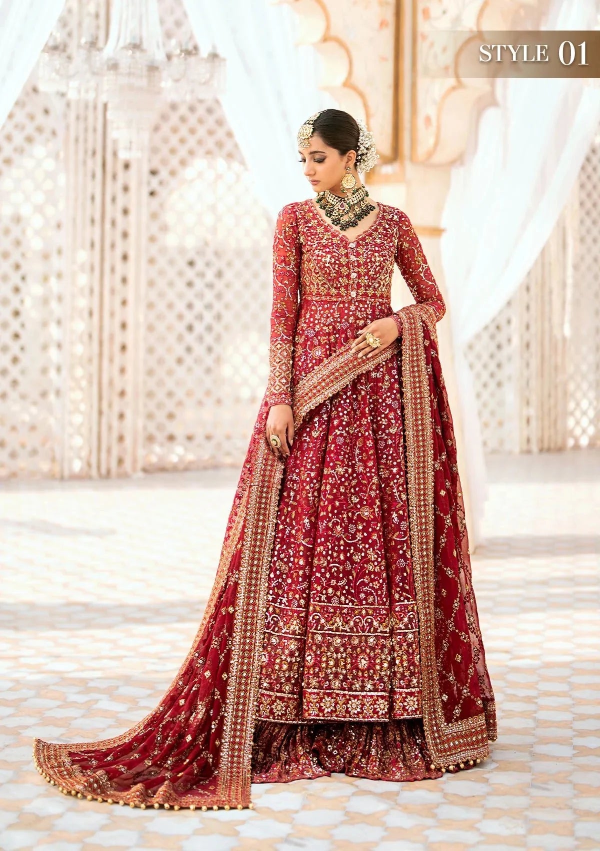 Aik Atelier | Wedding Festive 24 | 01 by Aik Atelier - Designer Dress - Type: Ladies Clothes - Available at Libayah - 100% Original
