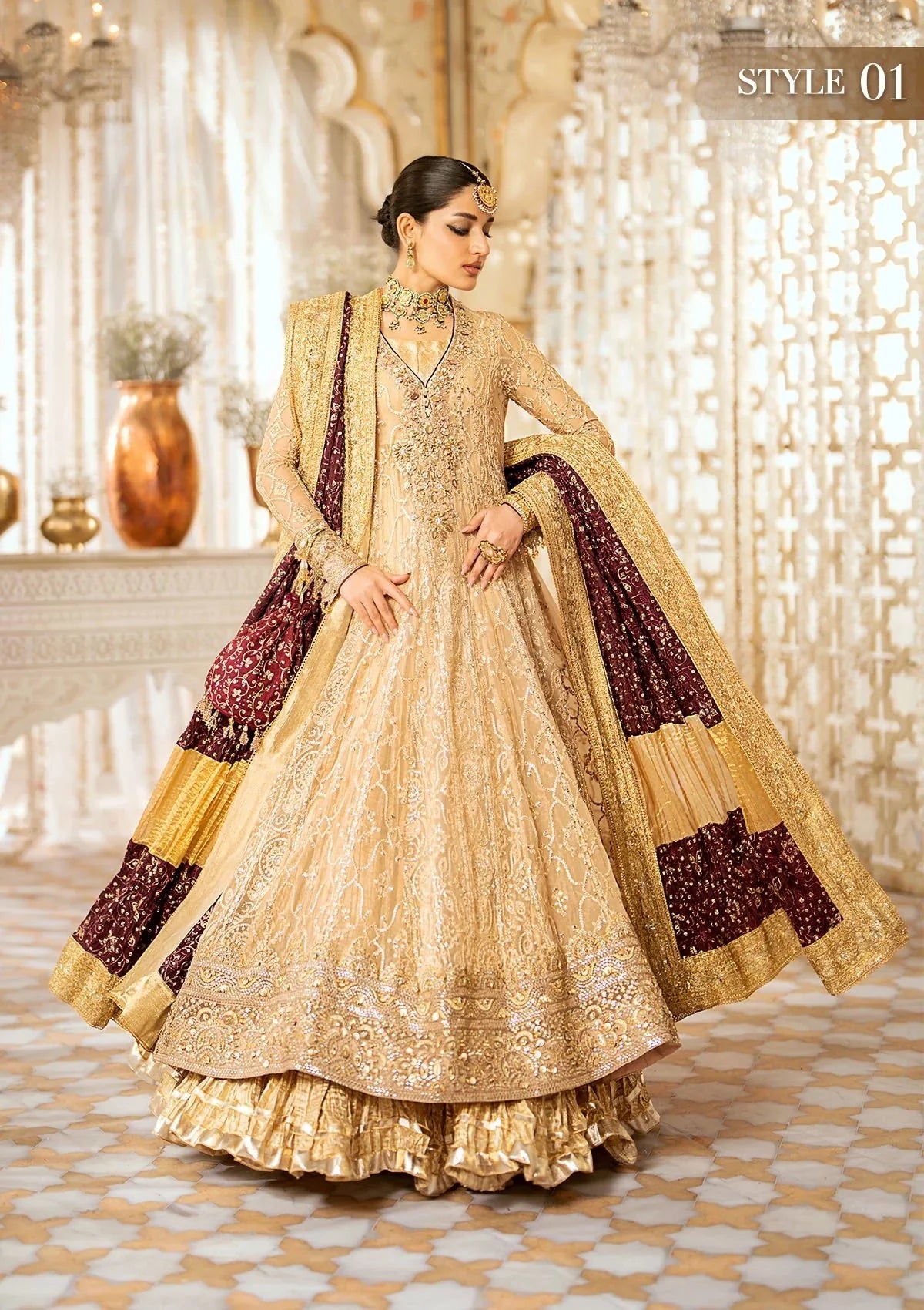 Aik Atelier | Wedding Festive 24 | 08 by Aik Atelier - Designer Dress - Type: Ladies Clothes - Available at Libayah - 100% Original