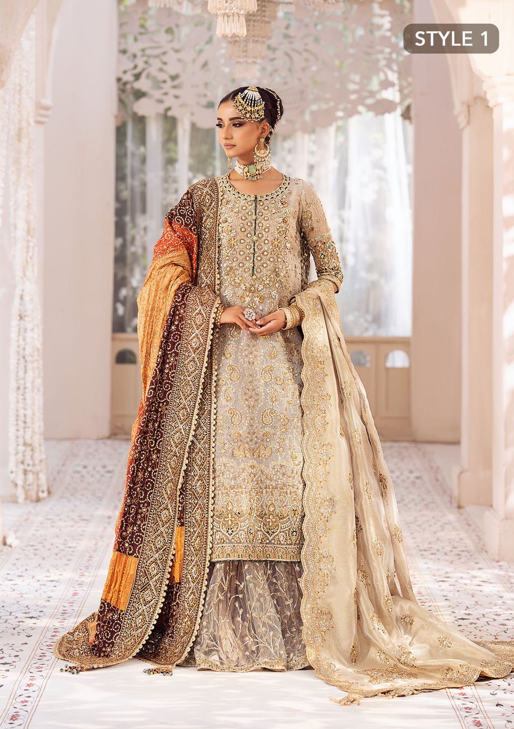 Buy Aik Atelier | Wedding Festive 24 | LOOK 01 - Designer Dress - Type: Designer Dress - Available at Libayah