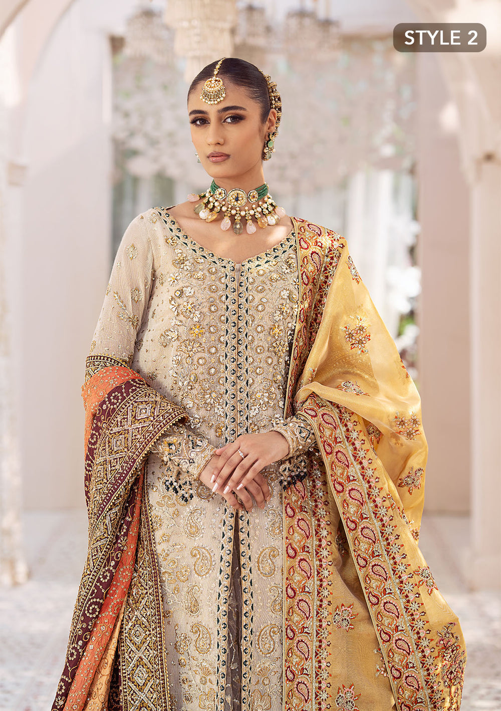 Buy Aik Atelier | Wedding Festive 24 | LOOK 01 - Designer Dress - Type: Designer Dress - Available at Libayah