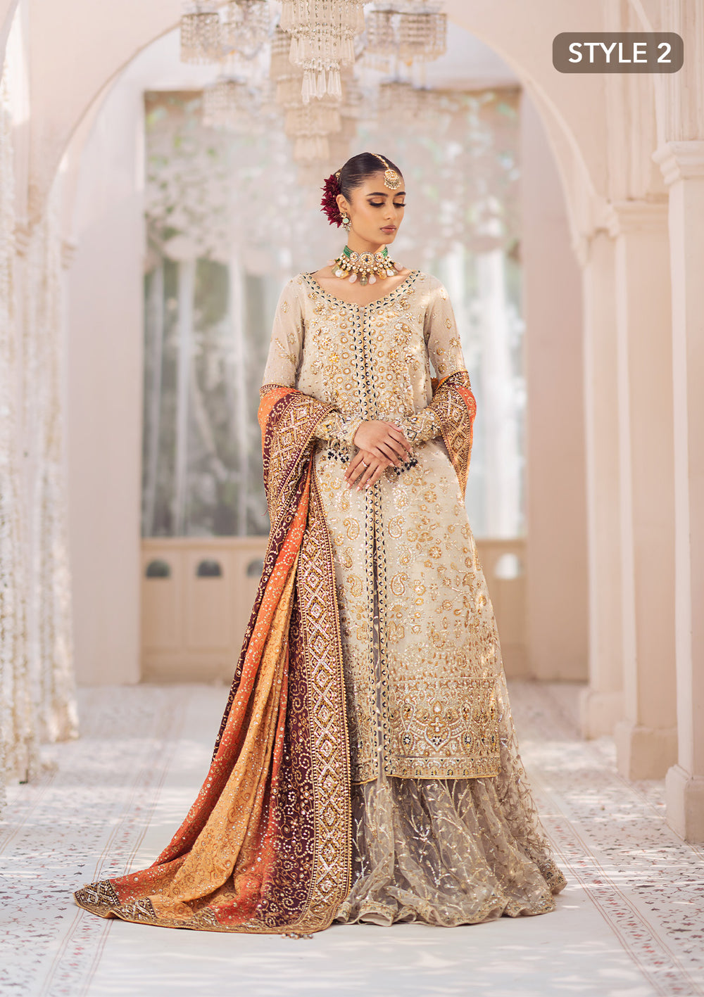 Buy Aik Atelier | Wedding Festive 24 | LOOK 01 - Designer Dress - Type: Designer Dress - Available at Libayah