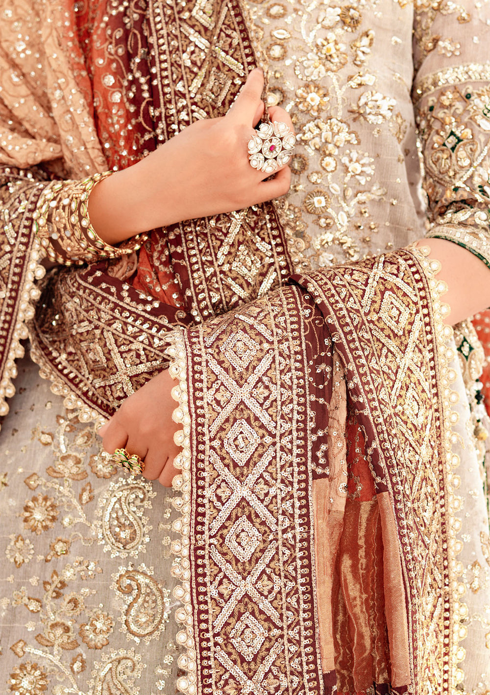 Buy Aik Atelier | Wedding Festive 24 | LOOK 01 - Designer Dress - Type: Designer Dress - Available at Libayah