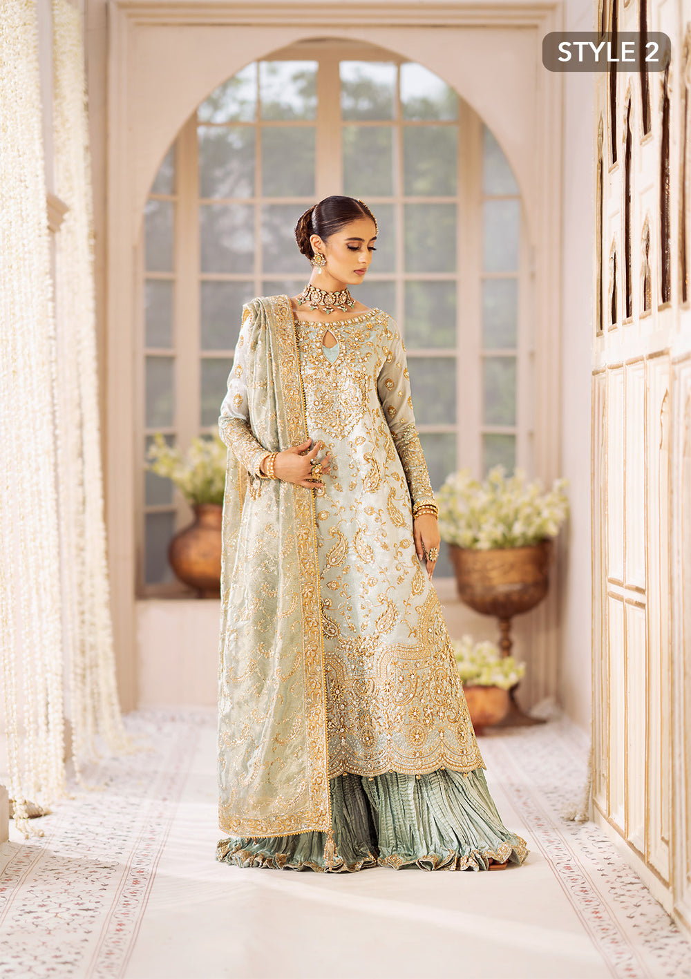 Buy Aik Atelier | Wedding Festive 24 | LOOK 03 - Designer Dress - Type: Designer Dress - Available at Libayah