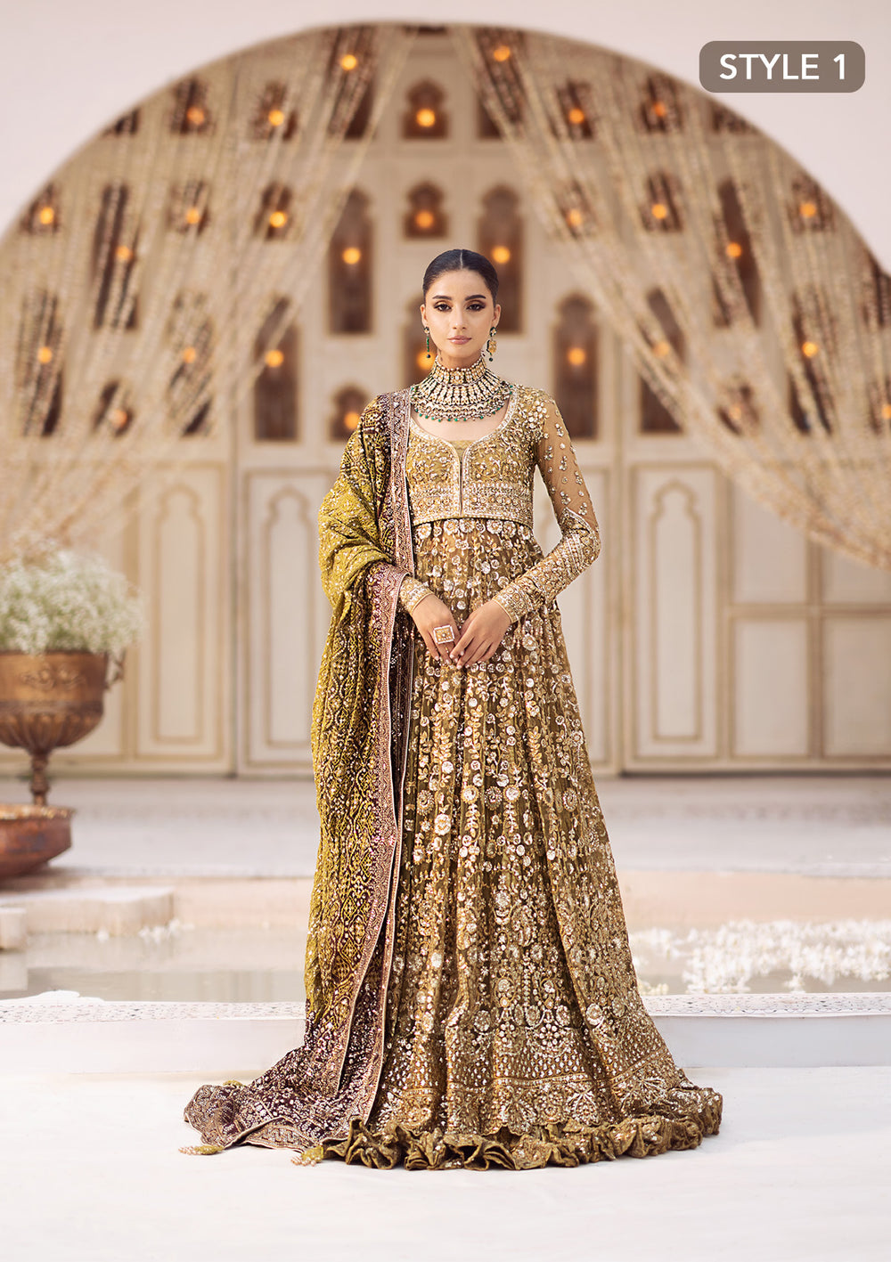 Buy Aik Atelier | Wedding Festive 24 | LOOK 04 - Designer Dress - Type: Designer Dress - Available at Libayah