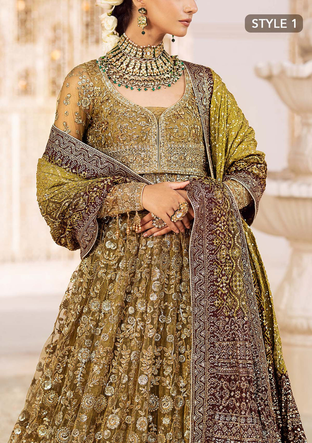 Buy Aik Atelier | Wedding Festive 24 | LOOK 04 - Designer Dress - Type: Designer Dress - Available at Libayah