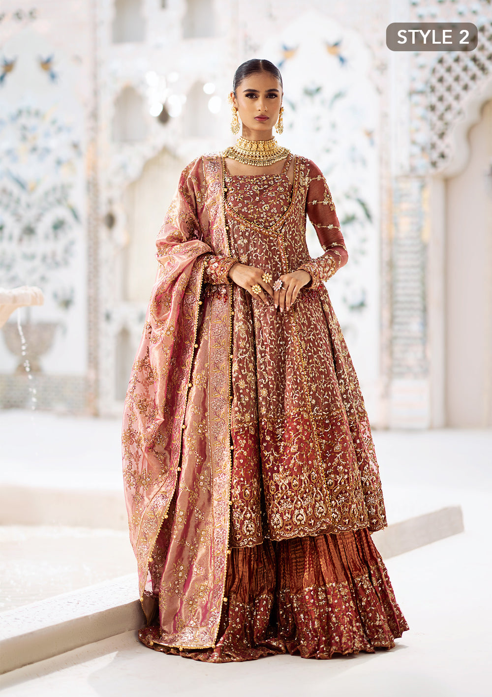 Buy Aik Atelier | Wedding Festive 24 | LOOK 08 - Designer Dress - Type: Designer Dress - Available at Libayah