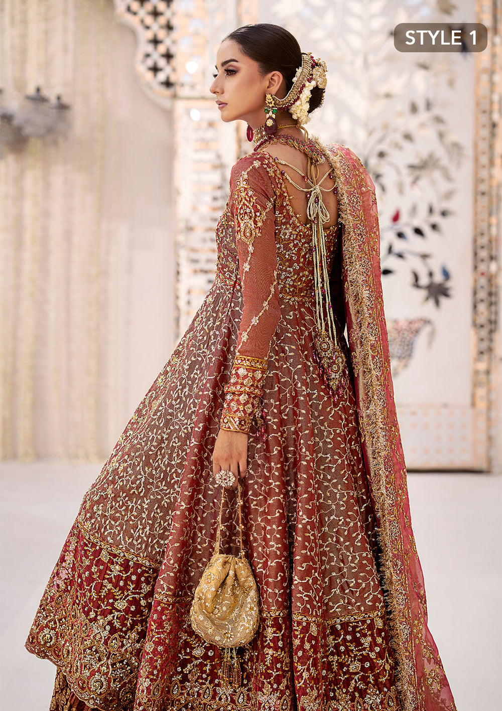 Buy Aik Atelier | Wedding Festive 24 | LOOK 08 - Designer Dress - Type: Designer Dress - Available at Libayah