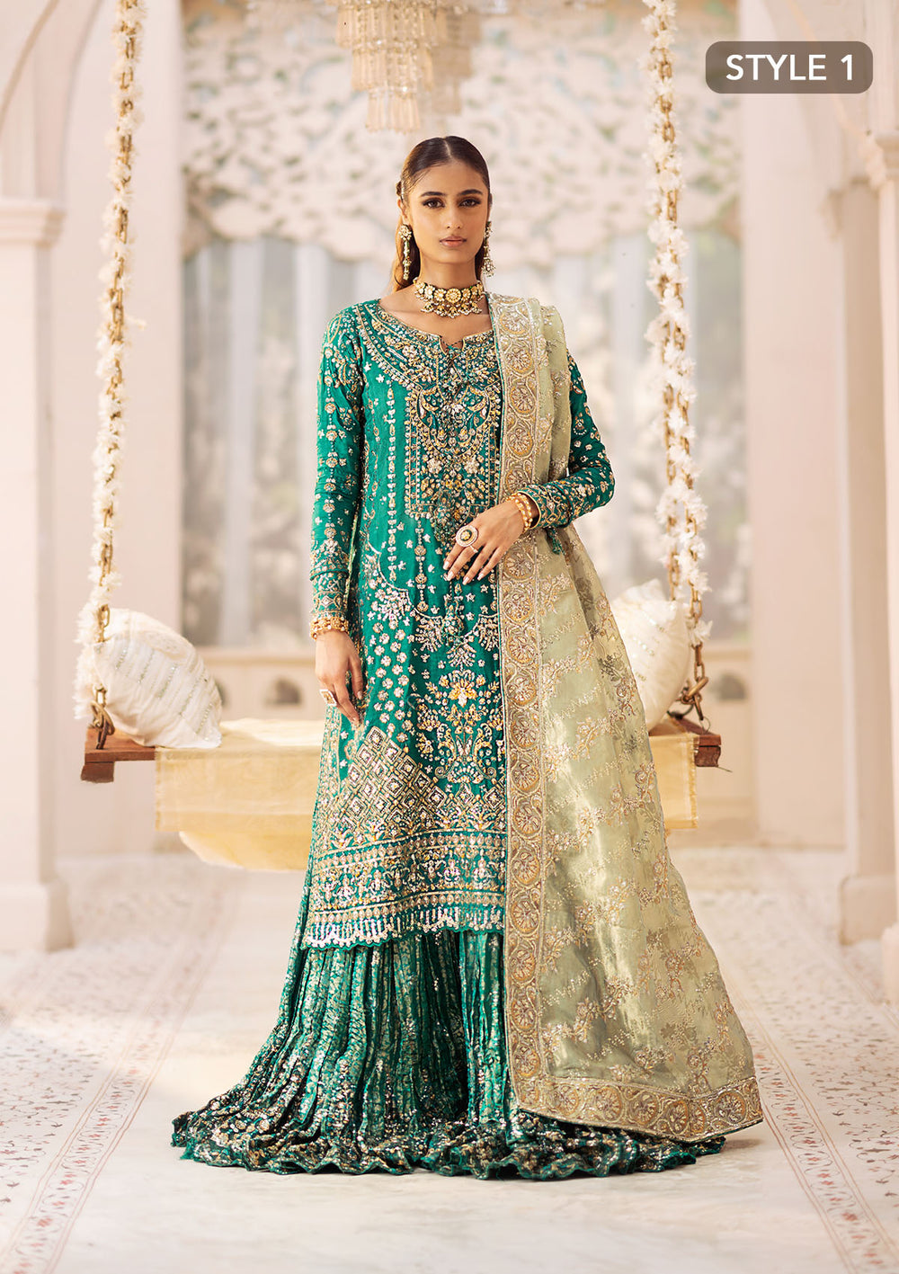 Buy Aik Atelier | Wedding Festive 24 | LOOK 09 - Designer Dress - Type: Designer Dress - Available at Libayah