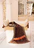 Aik Atelier | MAROON TUSSAR SILK CHUNRI SHAWL by Aik Atelier - Designer Dress - Type: Bridal - Available at Libayah - 100% Original