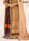 Aik Atelier | MAROON TUSSAR SILK CHUNRI SHAWL by Aik Atelier - Designer Dress - Type: Bridal - Available at Libayah - 100% Original