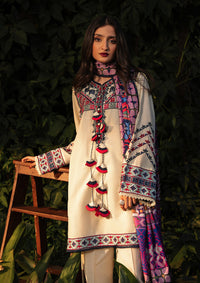 Aik Atelier | Roz Karandi 25 | LOOK 01 by Aik Atelier - Designer Dress - Type : Ladies Clothes - Available at Libayah - 100% Original 