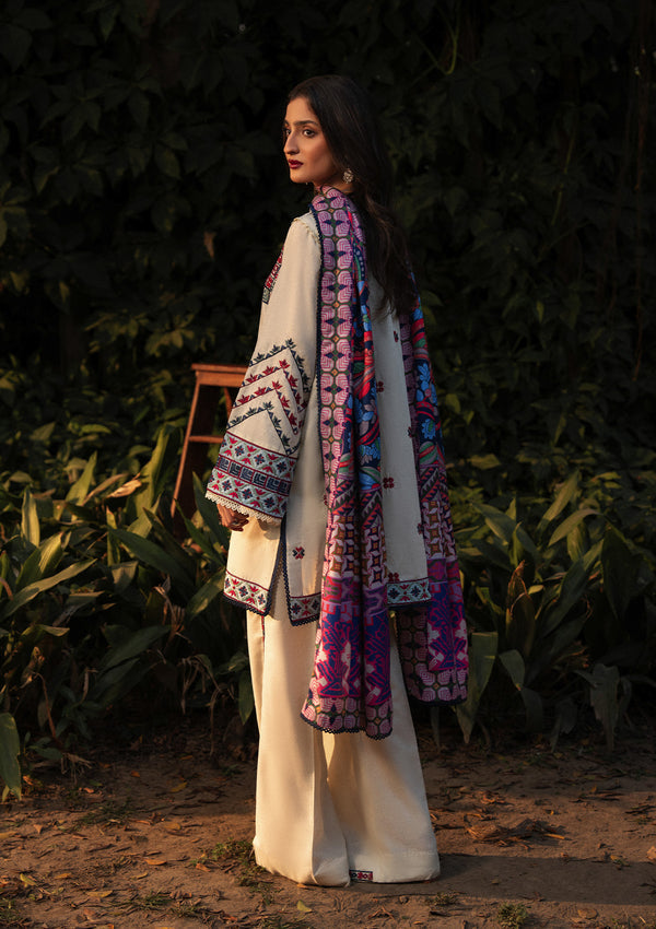 Aik Atelier | Roz Karandi 25 | LOOK 01 by Aik Atelier - Designer Dress - Type : Ladies Clothes - Available at Libayah - 100% Original 
