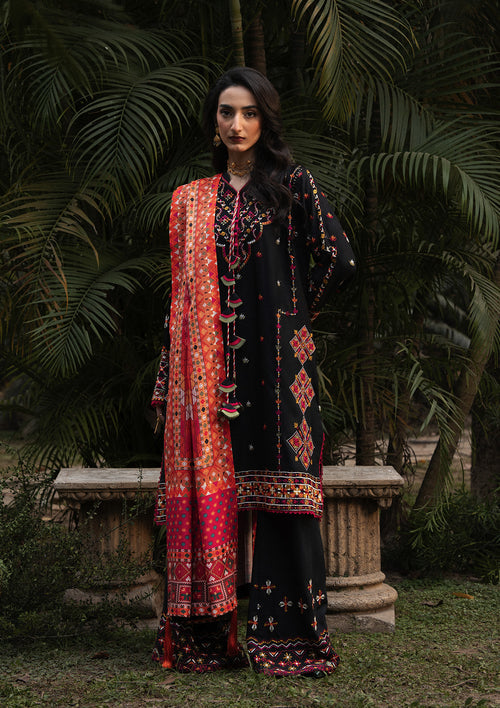 Aik Atelier | Roz Karandi 25 | LOOK 03 by Aik Atelier - Designer Dress - Type : Ladies Clothes - Available at Libayah - 100% Original 
