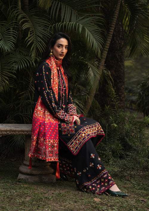 Aik Atelier | Roz Karandi 25 | LOOK 03 by Aik Atelier - Designer Dress - Type : Ladies Clothes - Available at Libayah - 100% Original 