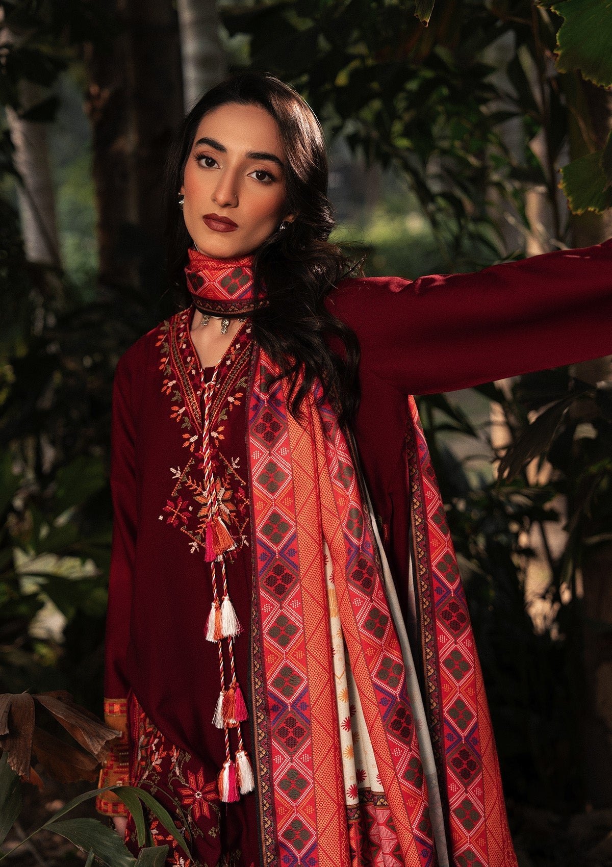 Aik Atelier | Roz Karandi 25 | LOOK 05 by Aik Atelier - Designer Dress - Type : Ladies Clothes - Available at Libayah - 100% Original 