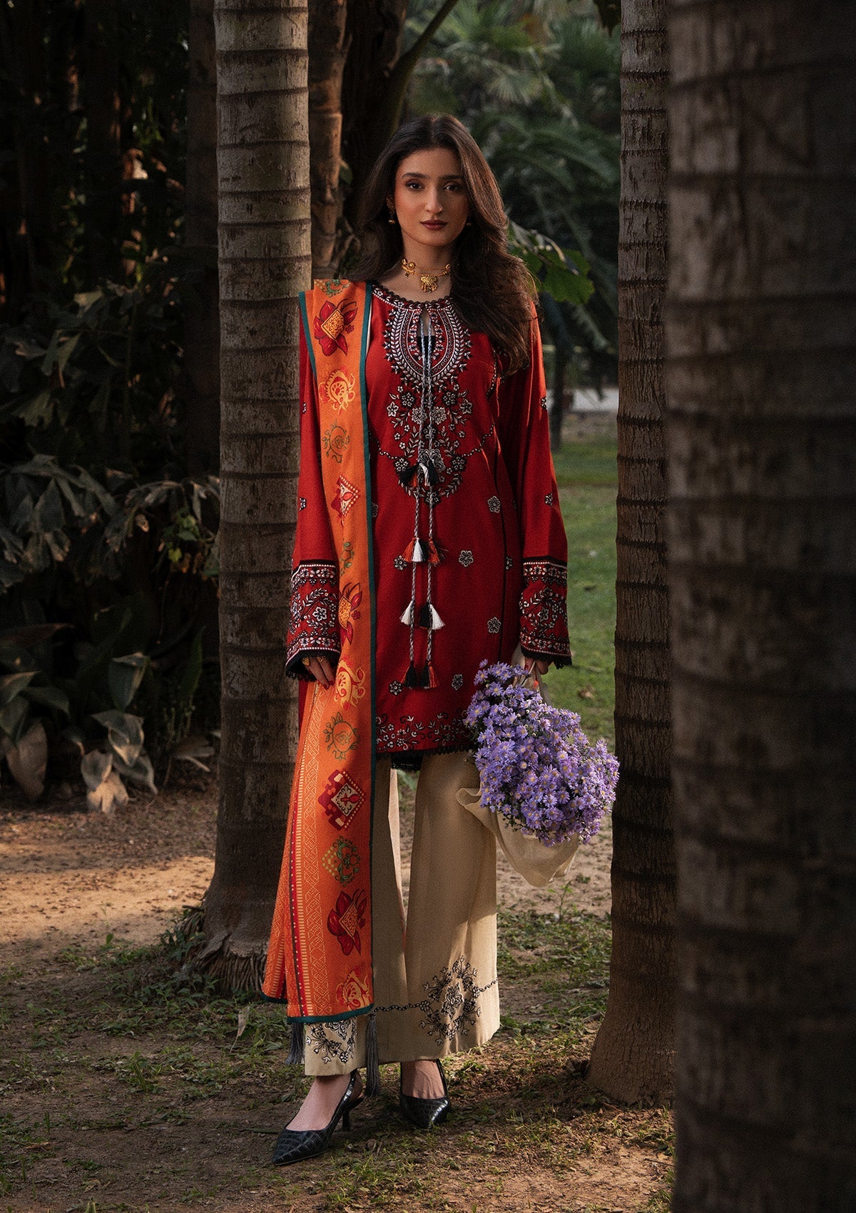 Aik Atelier | Roz Karandi 25 | LOOK 06 by Aik Atelier - Designer Dress - Type : Ladies Clothes - Available at Libayah - 100% Original 