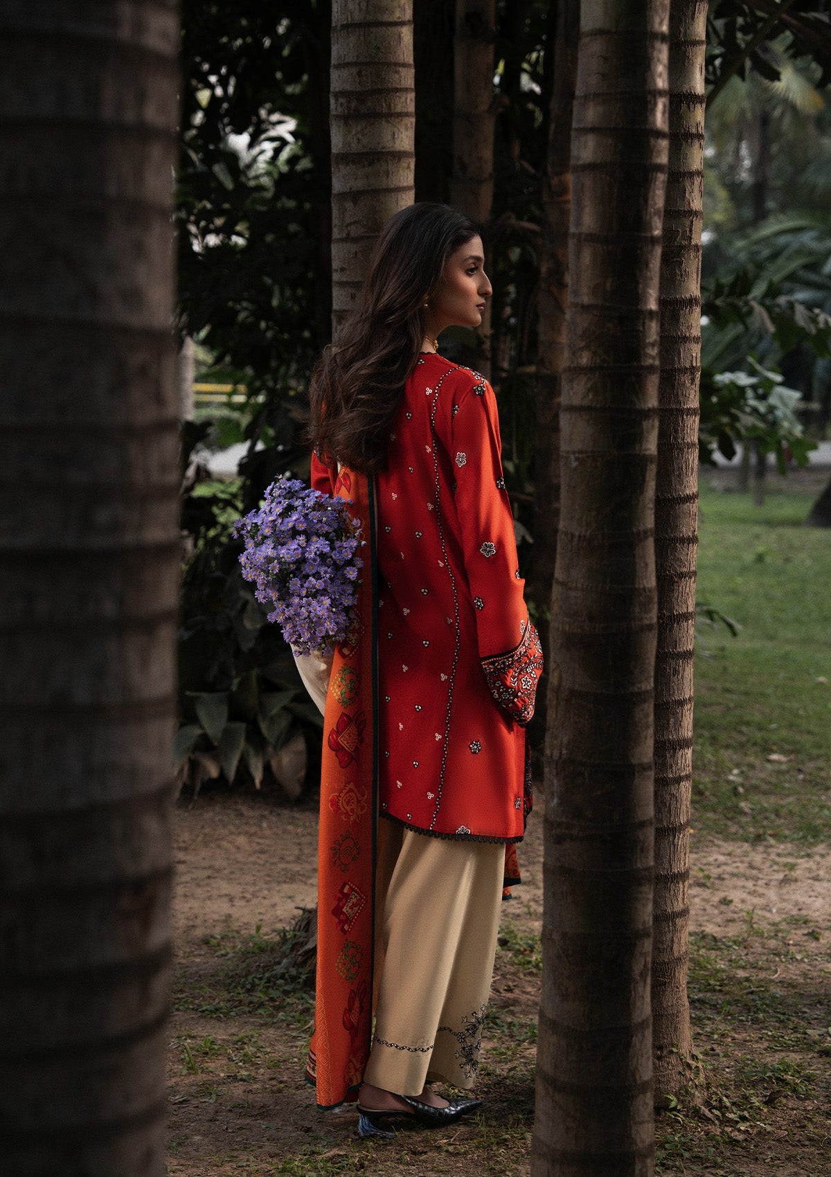 Aik Atelier | Roz Karandi 25 | LOOK 06 by Aik Atelier - Designer Dress - Type : Ladies Clothes - Available at Libayah - 100% Original 