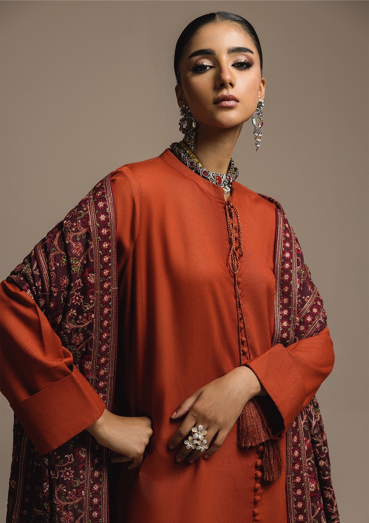 Aik Atelier | Aik Roz Karandi 25 | LOOK 04 by Aik Atelier - Designer Dress  - Type : Ladies Clothes - Available at Libayah - 100% Original 