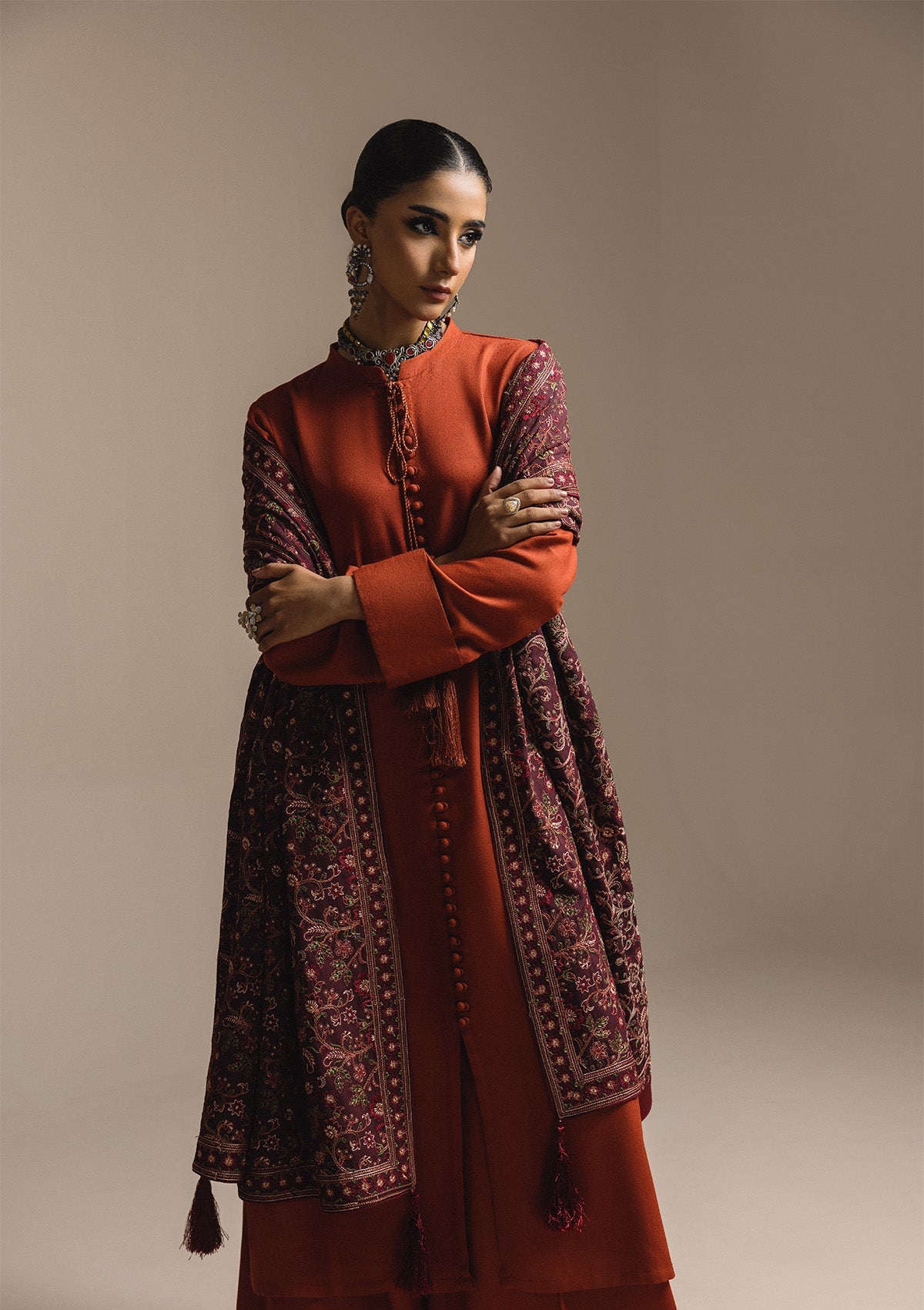 Aik Atelier | Aik Roz Karandi 25 | LOOK 04 by Aik Atelier - Designer Dress  - Type : Ladies Clothes - Available at Libayah - 100% Original 