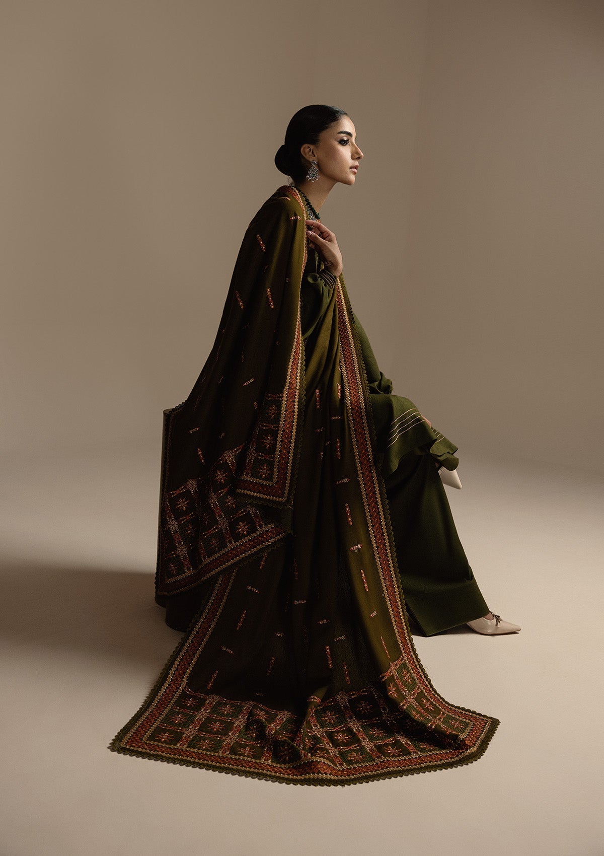 Aik Atelier | Aik Roz Karandi 25 | LOOK 05 by Aik Atelier - Designer Dress  - Type : Ladies Clothes - Available at Libayah - 100% Original 