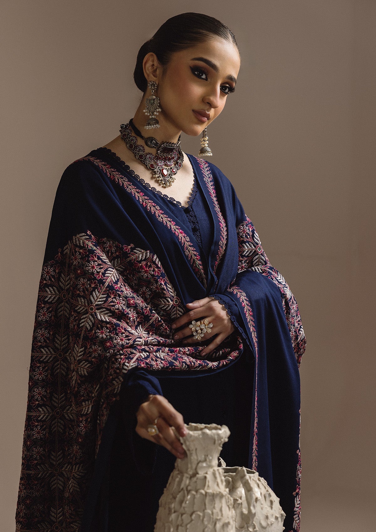 Aik Atelier | Aik Roz Karandi 25 | LOOK 01 by Aik Atelier - Designer Dress  - Type : Ladies Clothes - Available at Libayah - 100% Original 