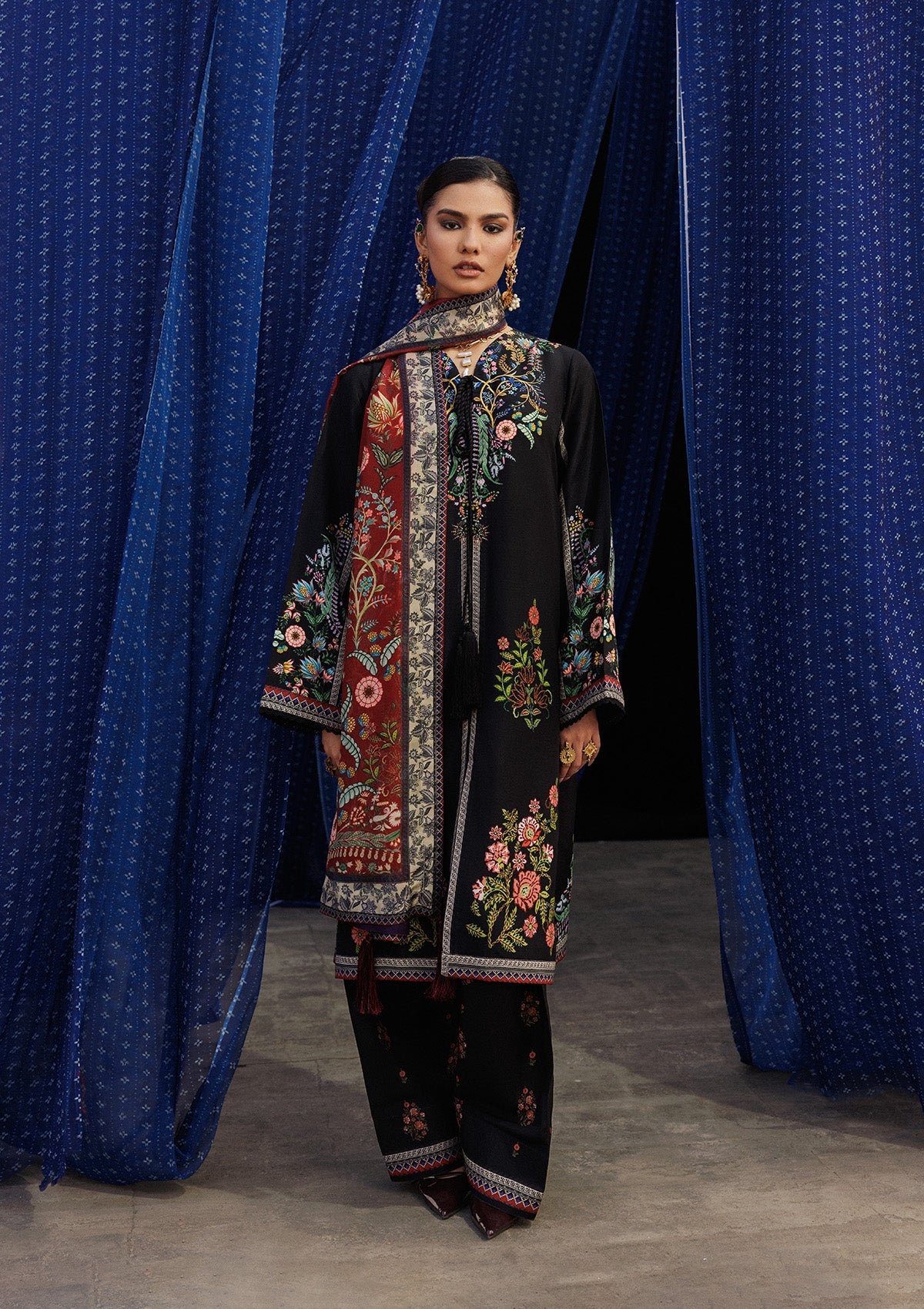 Aik Atelier | Roz Khaddar | AIK ROZ '25 D2 - LOOK 01 by Aik Atelier - Designer Dress  - Type : Ladies Clothes - Available at Libayah - 100% Original 