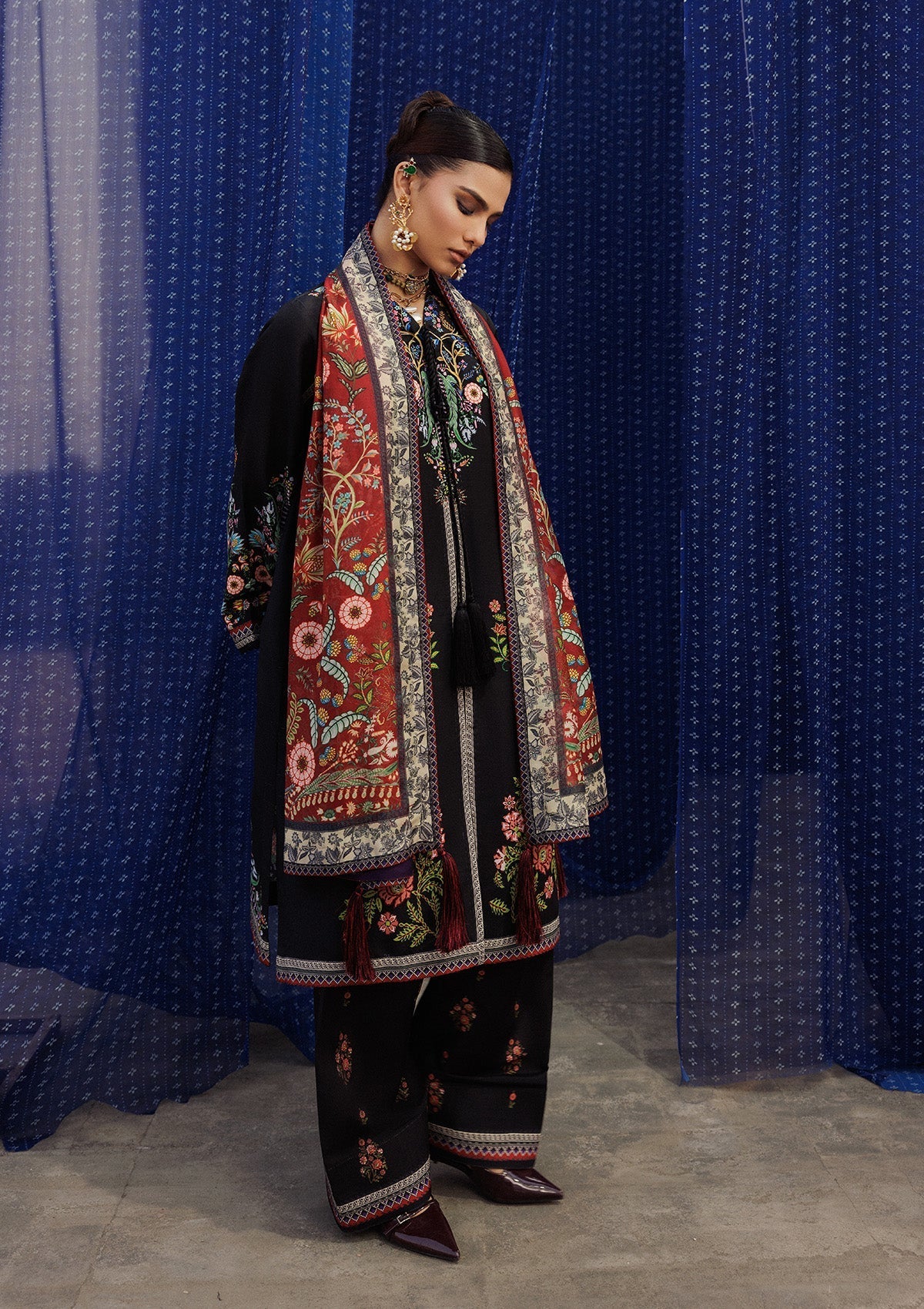 Aik Atelier | Roz Khaddar | AIK ROZ '25 D2 - LOOK 01 by Aik Atelier - Designer Dress  - Type : Ladies Clothes - Available at Libayah - 100% Original 