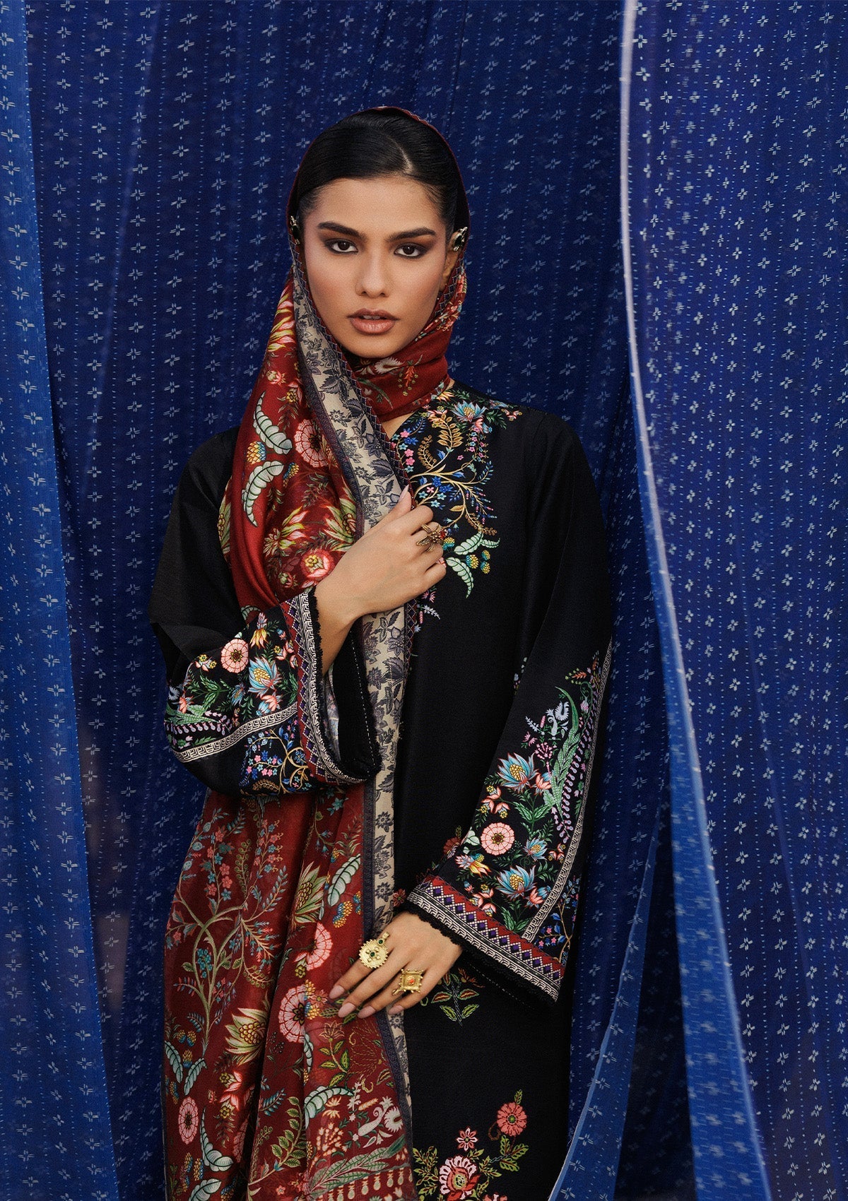 Aik Atelier | Roz Khaddar | AIK ROZ '25 D2 - LOOK 01 by Aik Atelier - Designer Dress  - Type : Ladies Clothes - Available at Libayah - 100% Original 