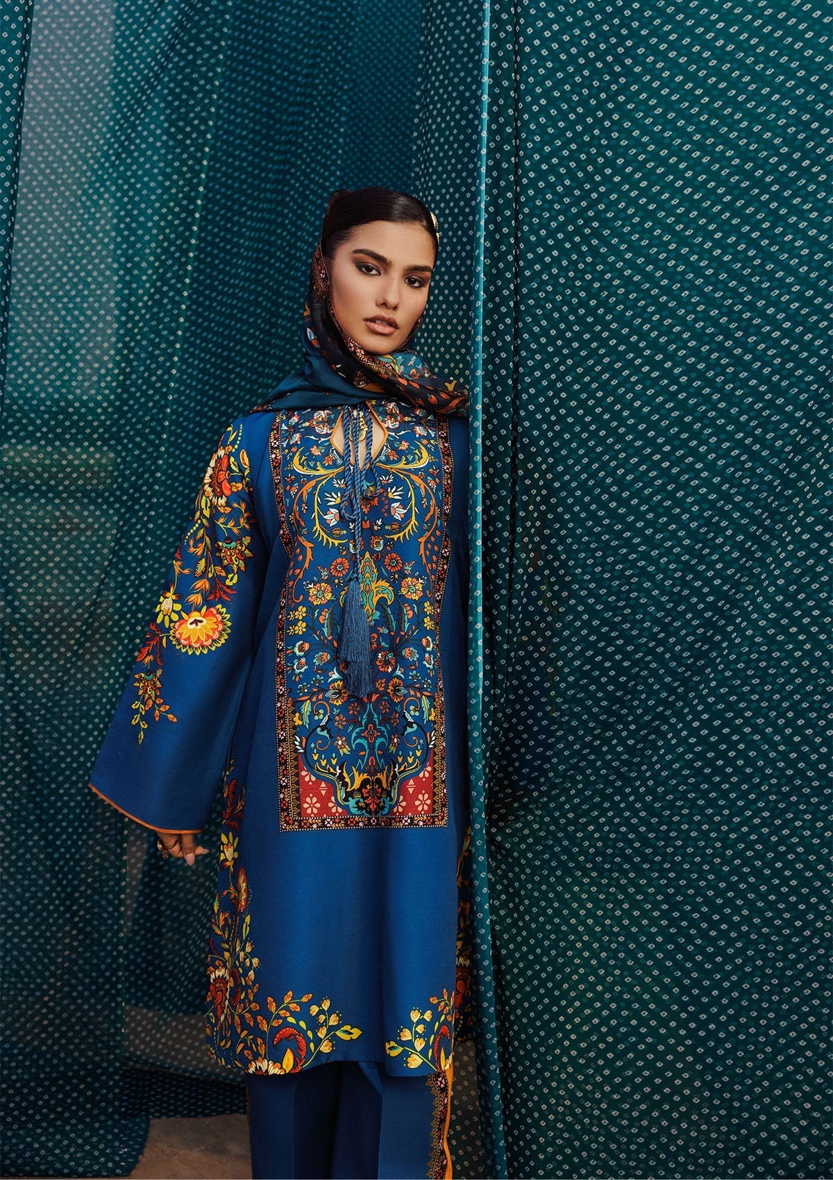 Aik Atelier | Roz Khaddar | AIK ROZ '25 D2 - LOOK 03 by Aik Atelier - Designer Dress  - Type : Ladies Clothes - Available at Libayah - 100% Original 