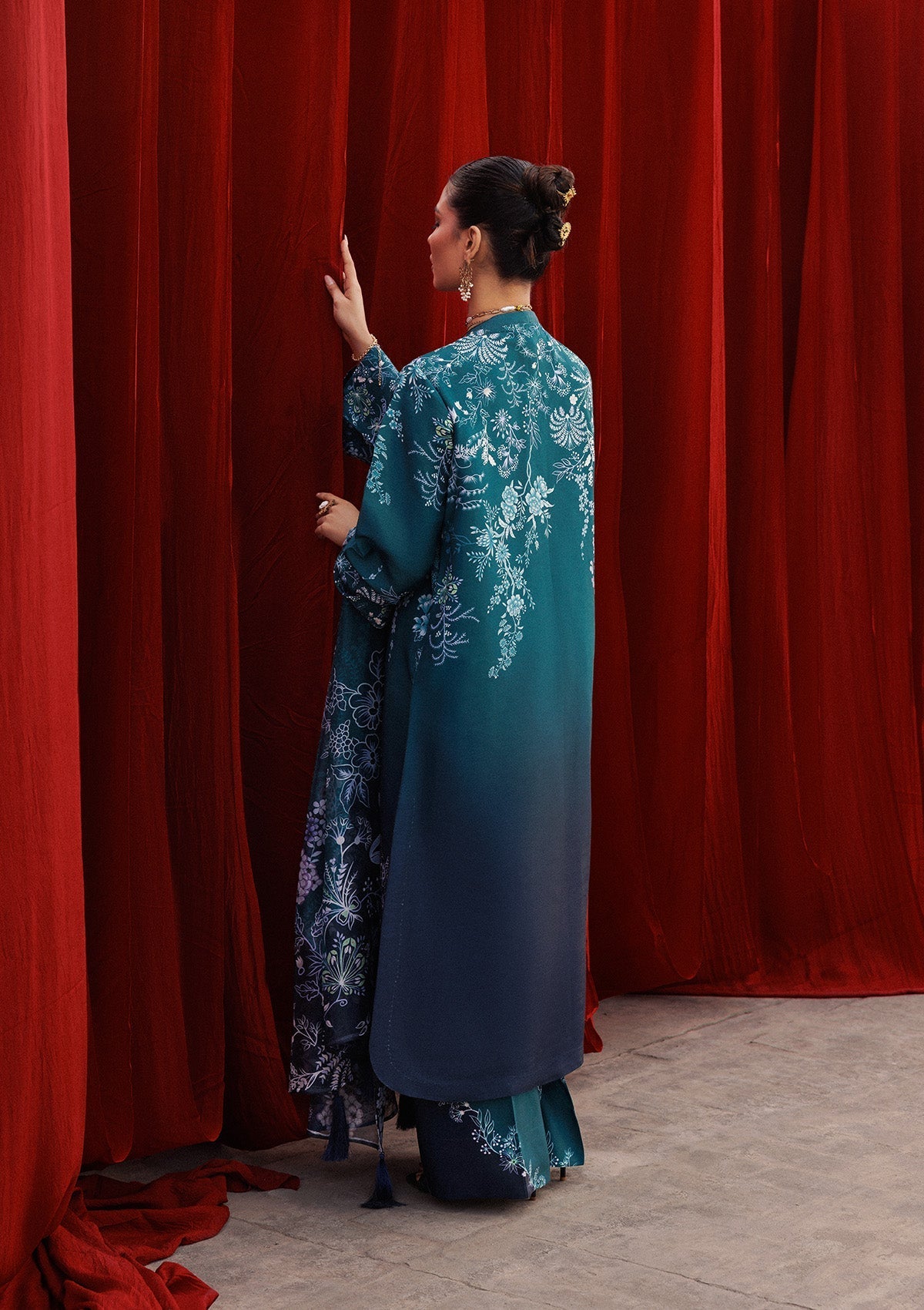 Aik Atelier | Roz Khaddar | AIK ROZ '25 D2 - LOOK 07 by Aik Atelier - Designer Dress  - Type : Ladies Clothes - Available at Libayah - 100% Original 