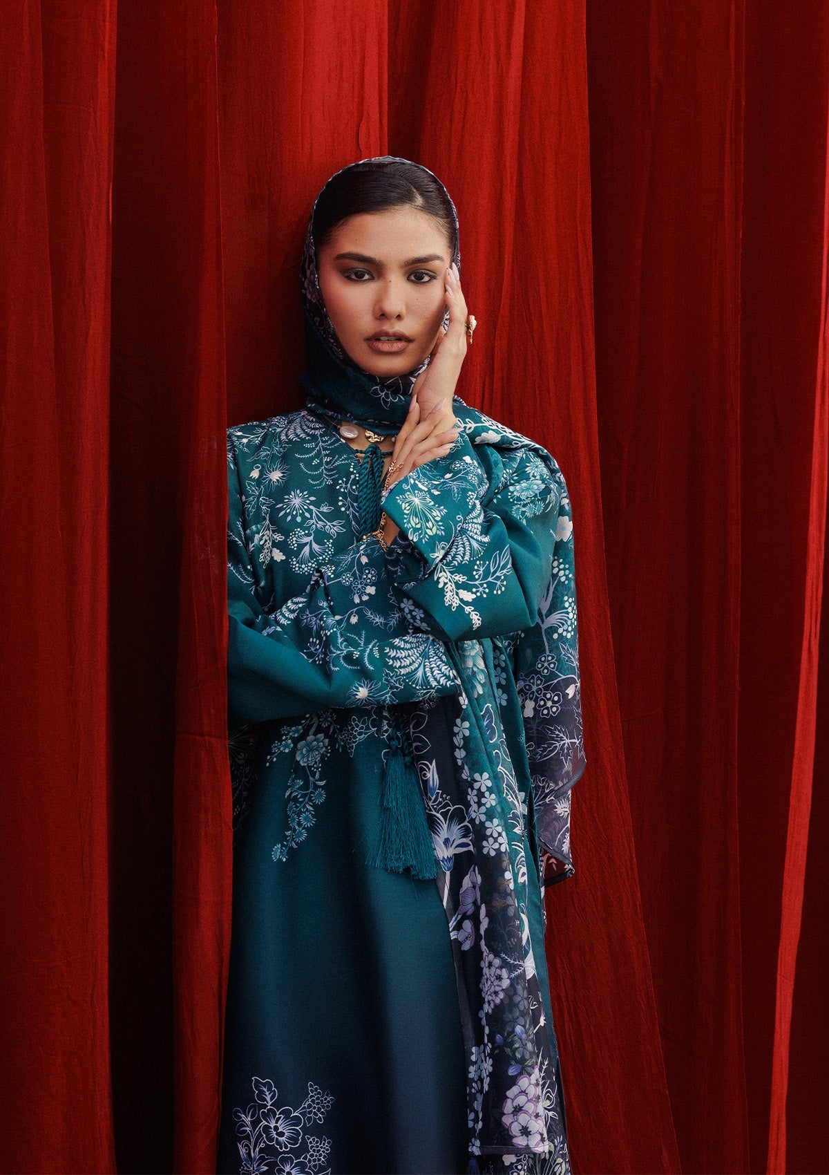 Aik Atelier | Roz Khaddar | AIK ROZ '25 D2 - LOOK 07 by Aik Atelier - Designer Dress  - Type : Ladies Clothes - Available at Libayah - 100% Original 