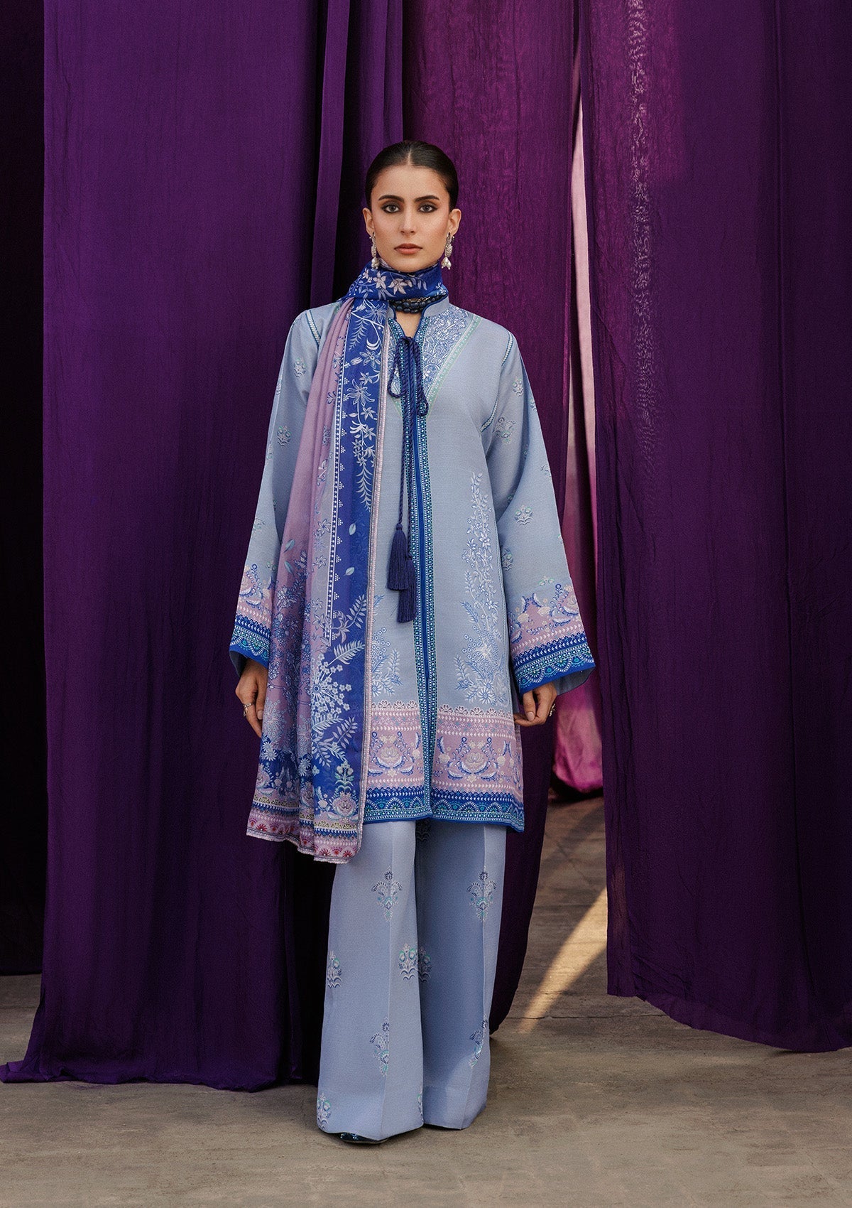 Aik Atelier | Roz Khaddar |  AIK ROZ '25 D2 - LOOK 08 by Aik Atelier - Designer Dress  - Type : Ladies Clothes - Available at Libayah - 100% Original 
