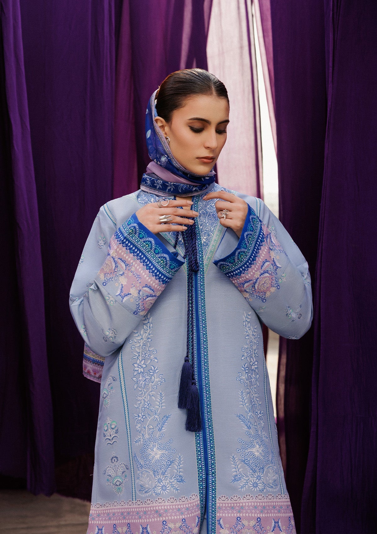 Aik Atelier | Roz Khaddar |  AIK ROZ '25 D2 - LOOK 08 by Aik Atelier - Designer Dress  - Type : Ladies Clothes - Available at Libayah - 100% Original 